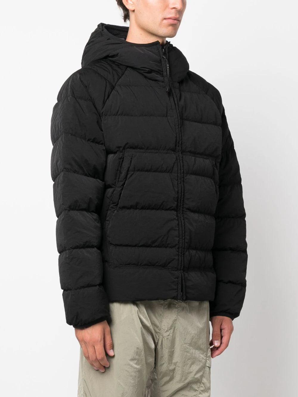 CP COMPANY Eco-chrome R Hooded Down Goggle Jacket
