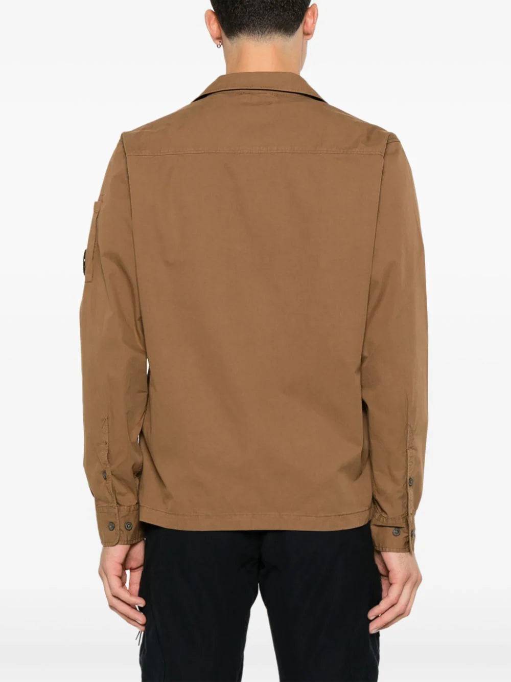CP COMPANY Organic Gabardine Zipped Overshirt