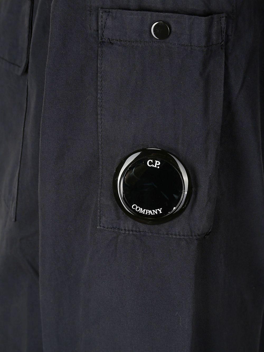 CP COMPANY Organic Gabardine Zipped Overshirt