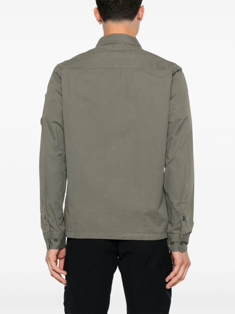 CP COMPANY Organic Gabardine Zipped Overshirt