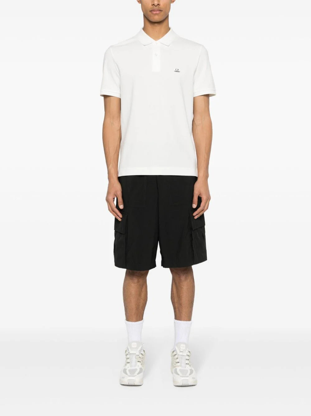 CP COMPANY Stretch Piquet Slim Polo Shirt