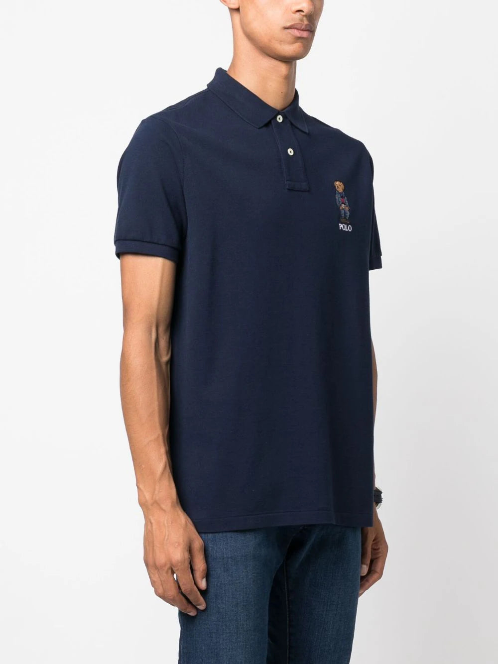 POLO RALPH LAUREN Custom Slim Fit Polo Bear Polo Shirt