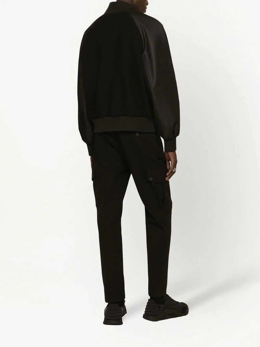 Dolce & Gabbana Dg Essentials Logo-plaque Bomber Jacket
