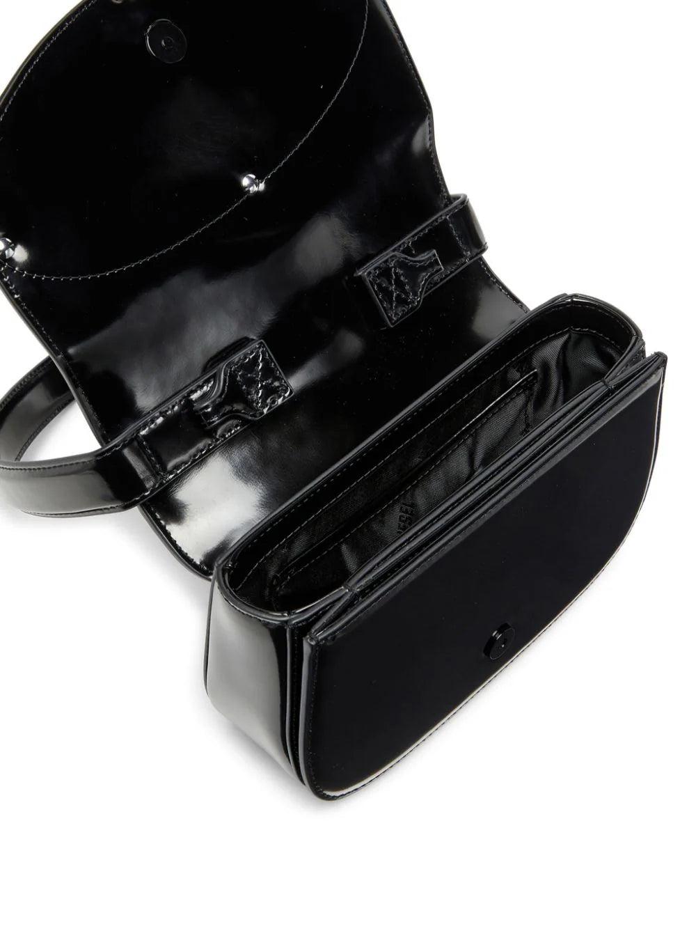 DIESEL 1dr-iconic Shoulder Bag In Mirrored Leather