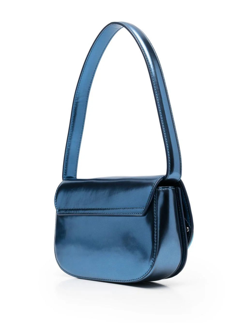 DIESEL 1dr-iconic Shoulder Bag In Mirrored Leather