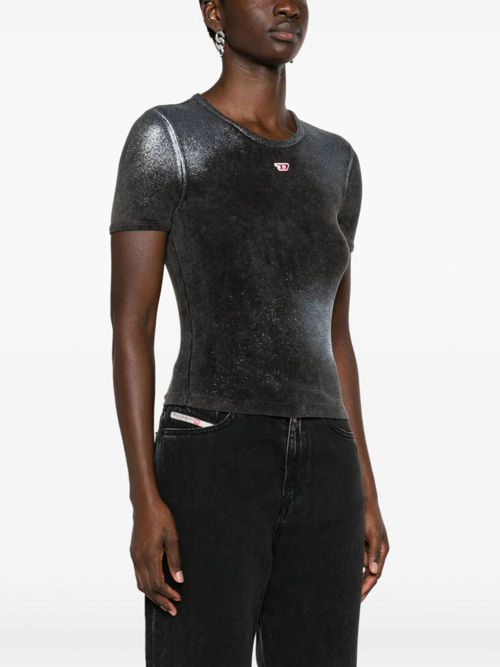 DIESEL T-ele-n1 Glittered T-shirt