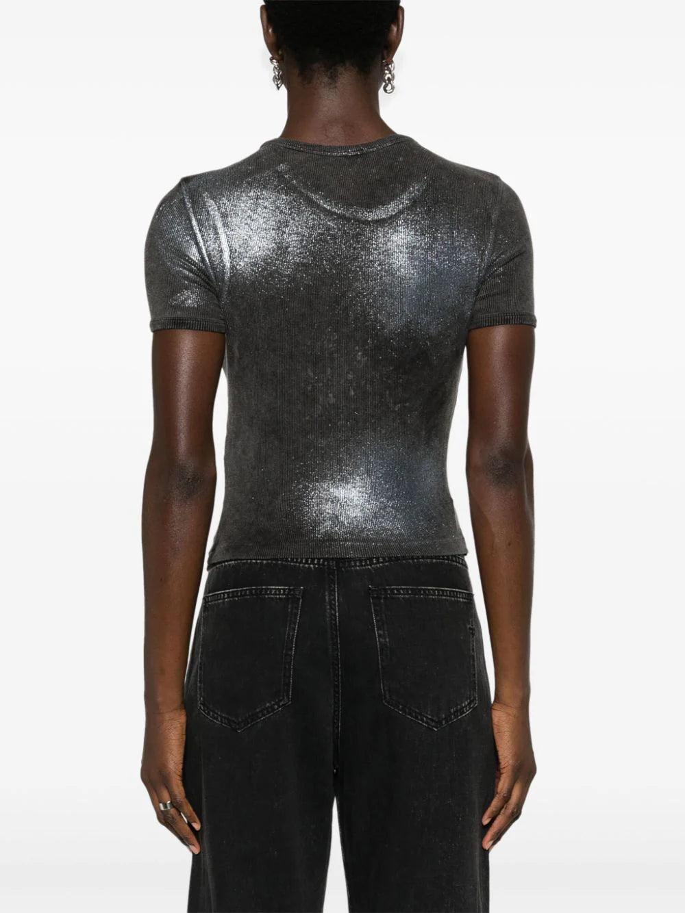DIESEL T-ele-n1 Glittered T-shirt