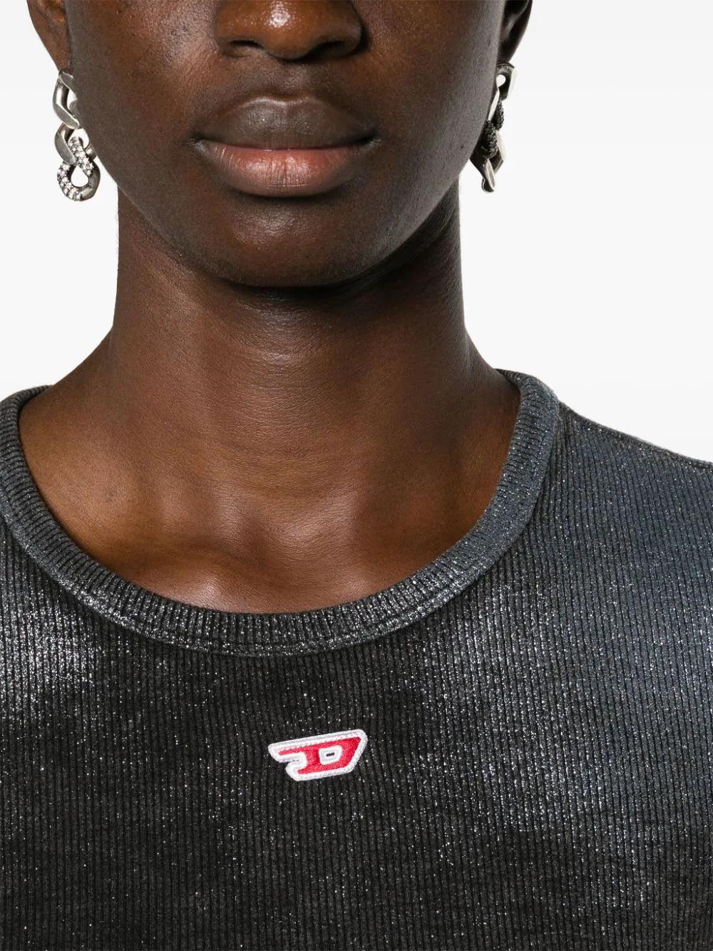 DIESEL T-ele-n1 Glittered T-shirt