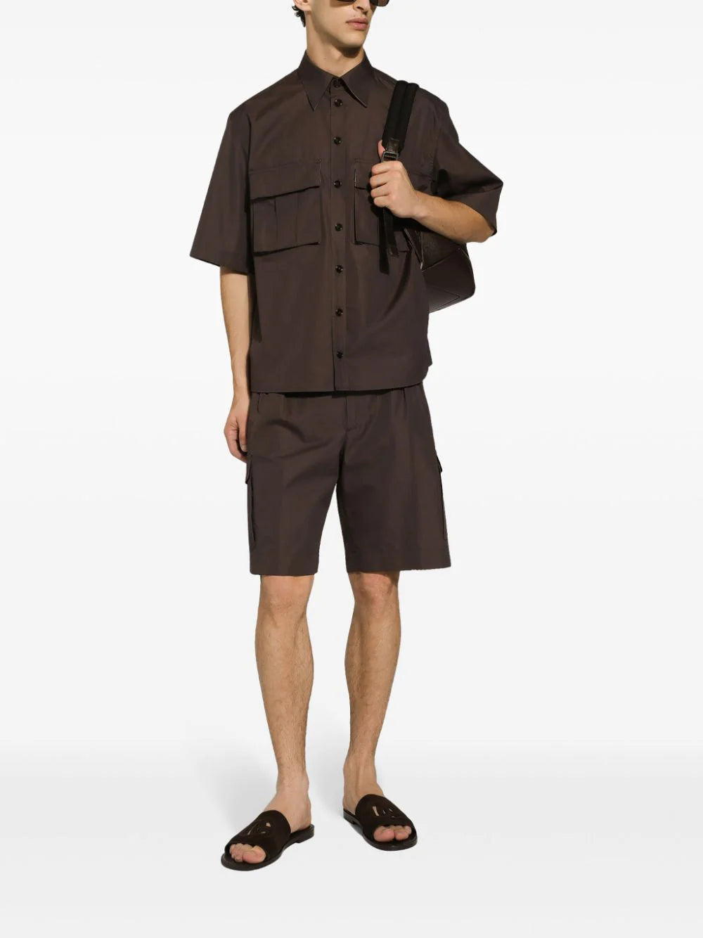 Dolce & Gabbana Bermuda Shorts In Poplin