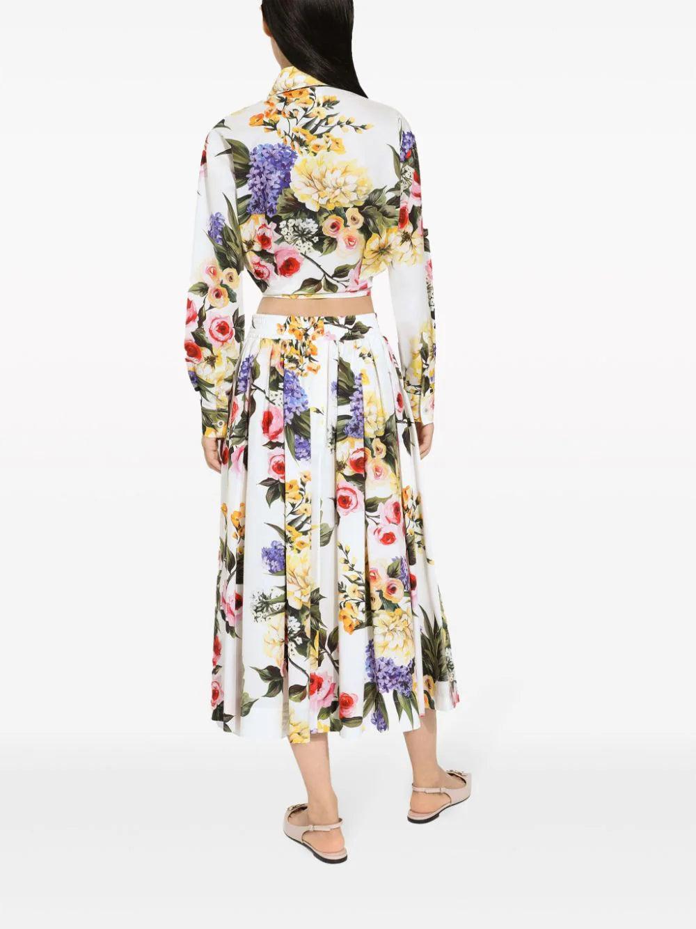 Dolce & Gabbana Camicia Con Stampa Giardino
