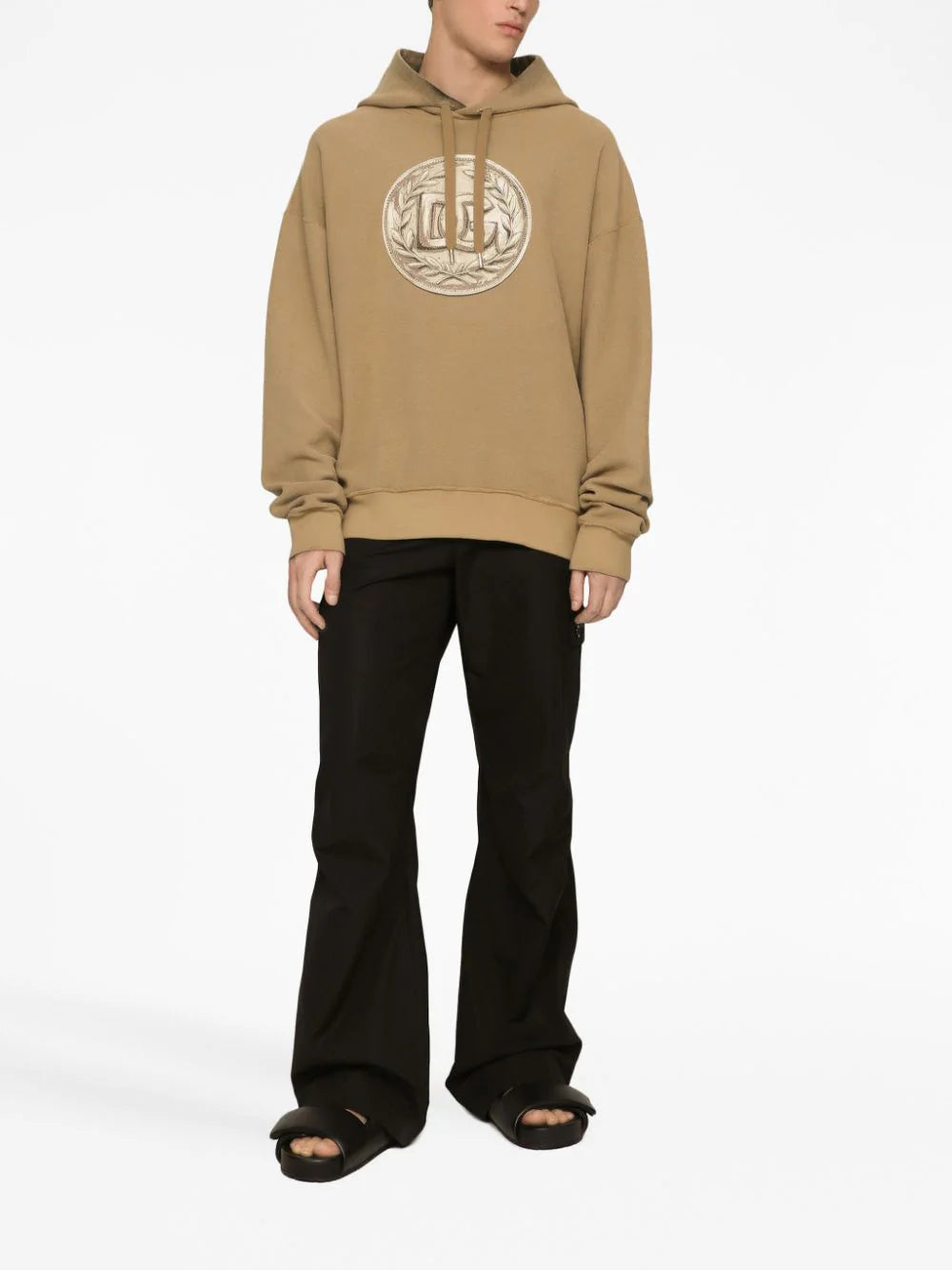 Dolce & Gabbana Cargo Pants With Brand Plate