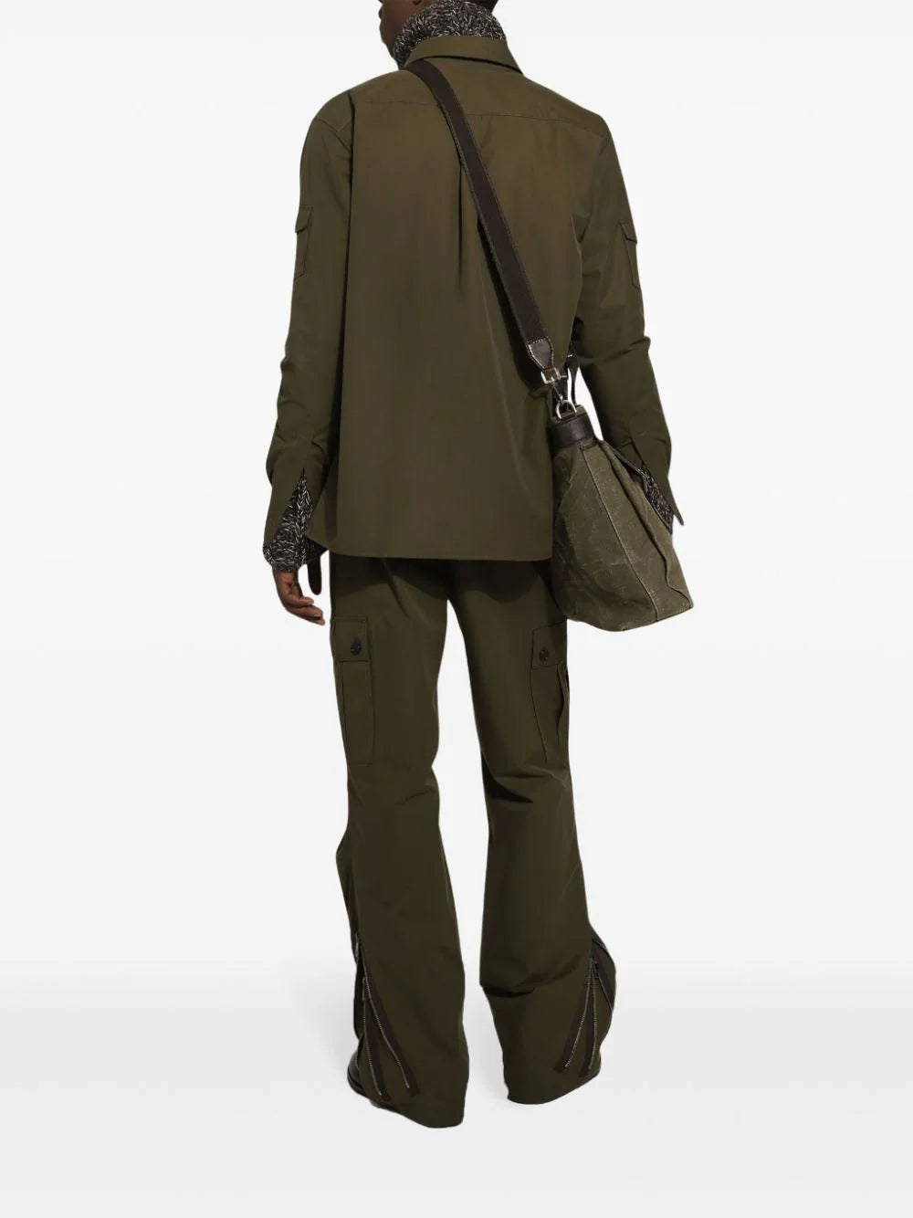 Dolce & Gabbana Cargo Trousers In Techno Canvas