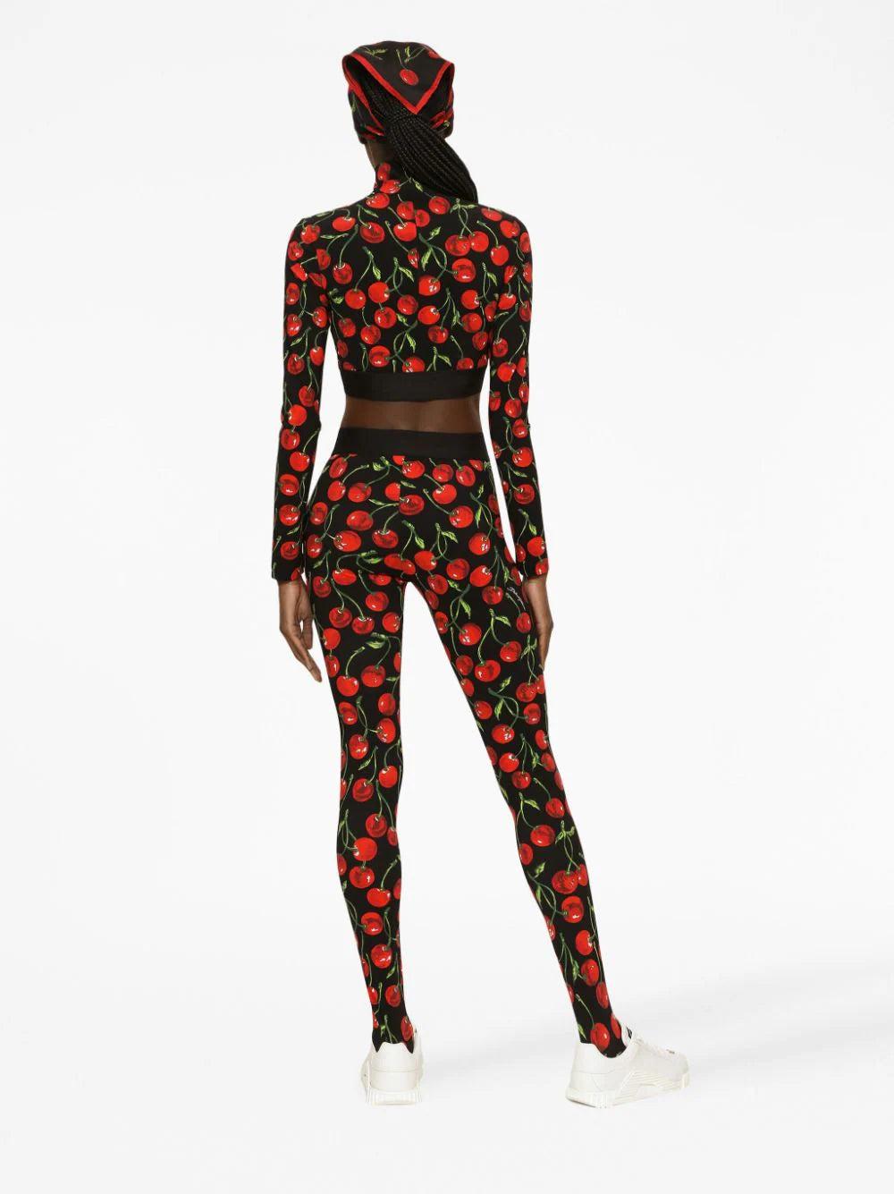 Dolce & Gabbana Cherry-print Leggings