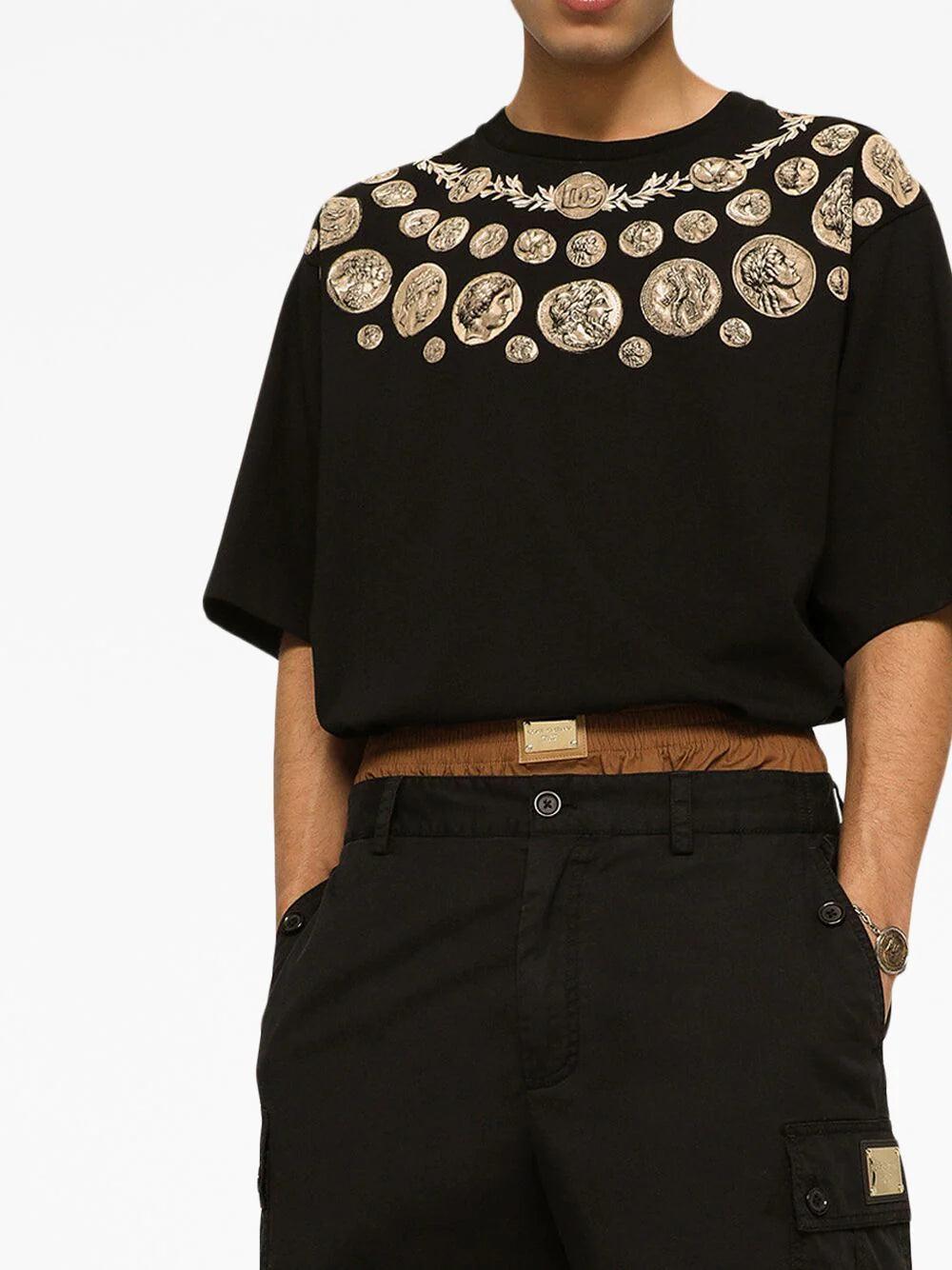 Dolce & Gabbana Coin Print T-shirt