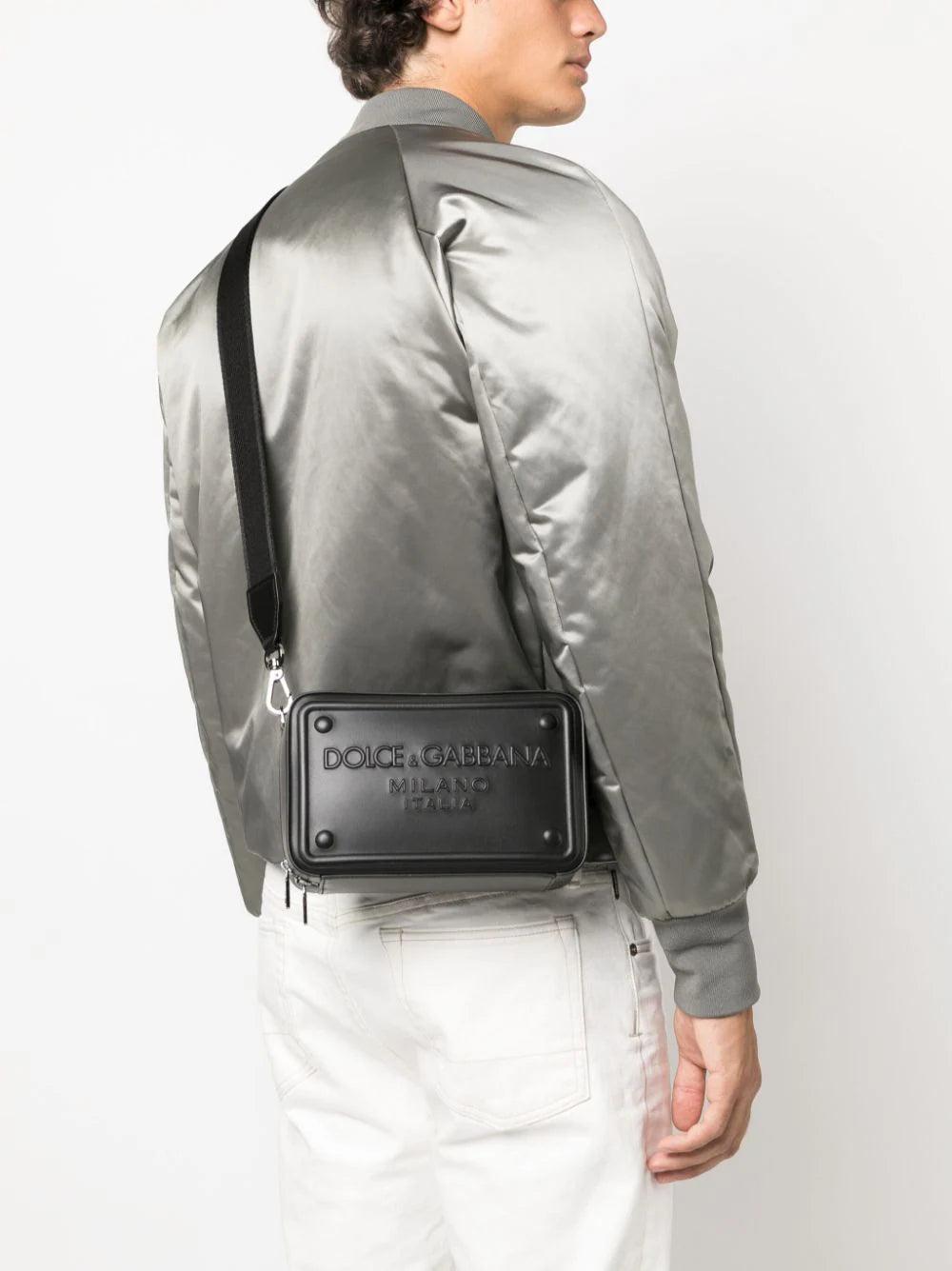 Dolce & Gabbana Crossbody Bag With Raised Logo