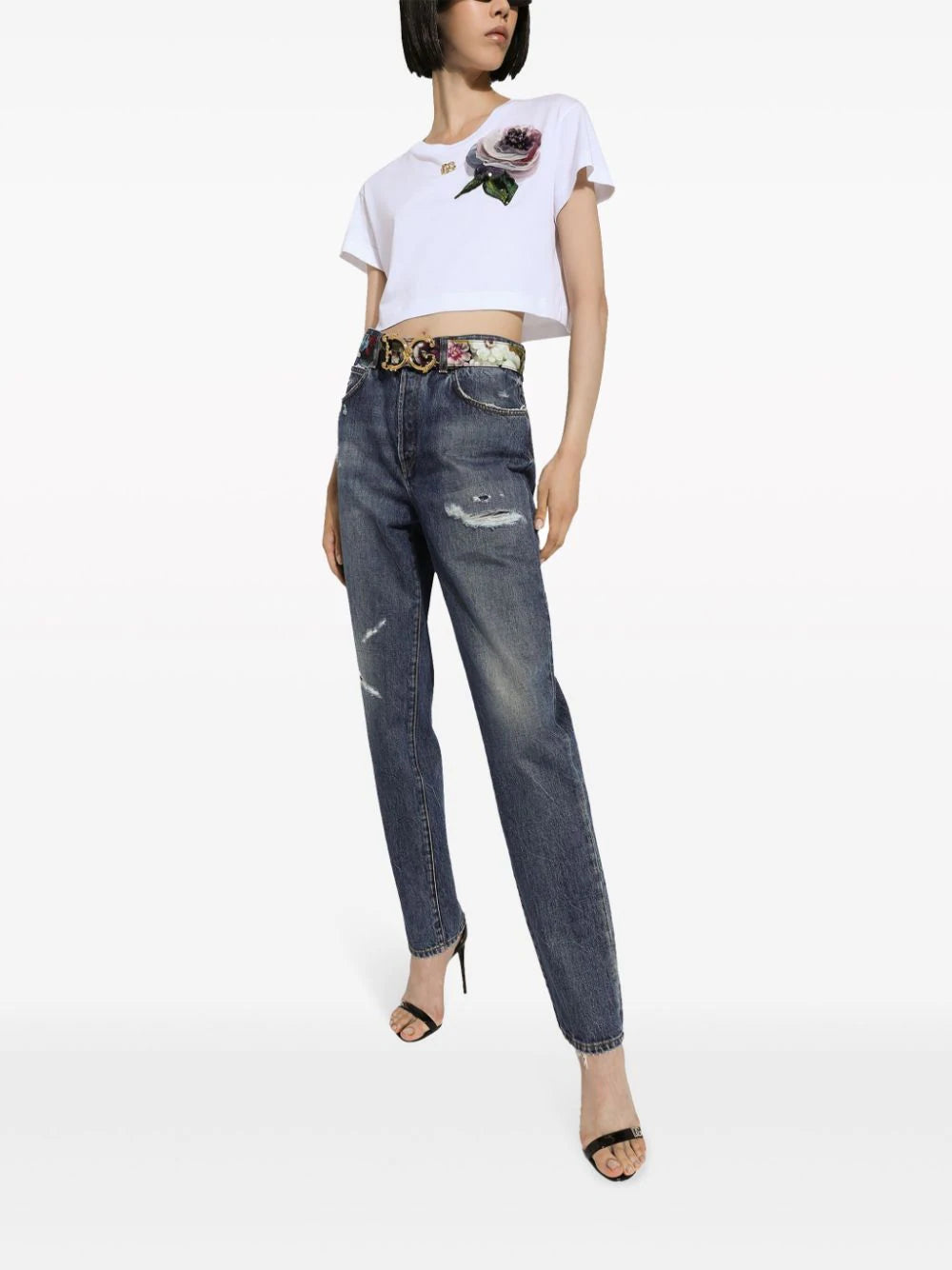 Dolce & Gabbana Denim Jeans With Rips