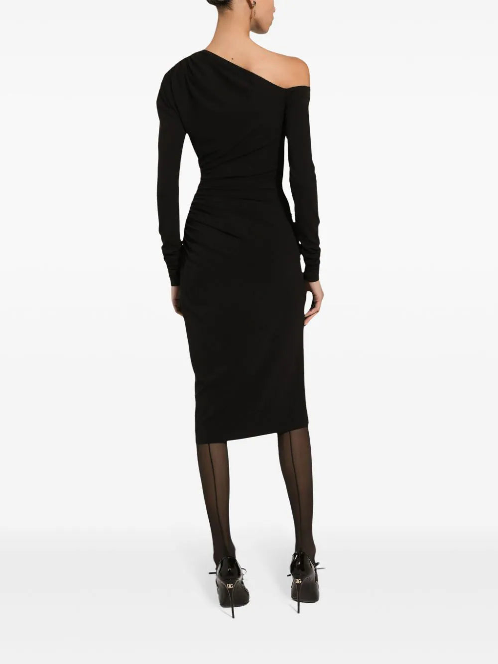 Dolce & Gabbana Draped Midi Dress