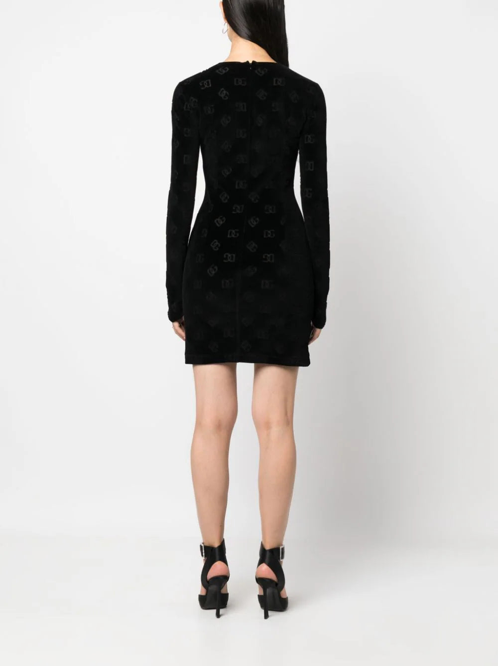 Dolce & Gabbana Dress With All-over Dg Logo
