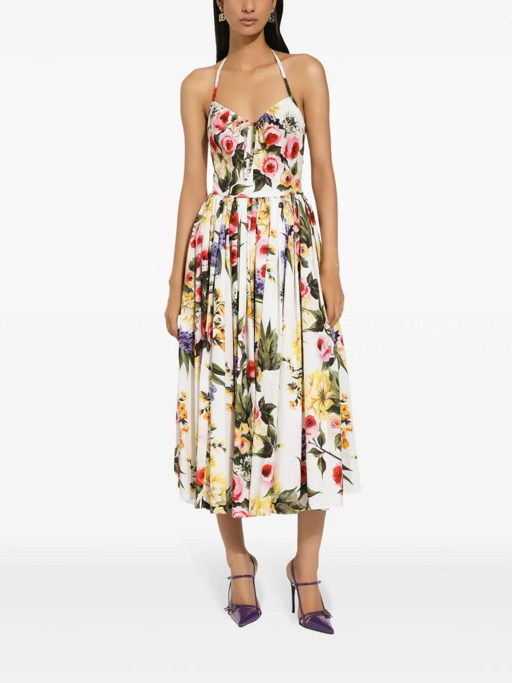 Dolce & Gabbana Dress With Garden Print