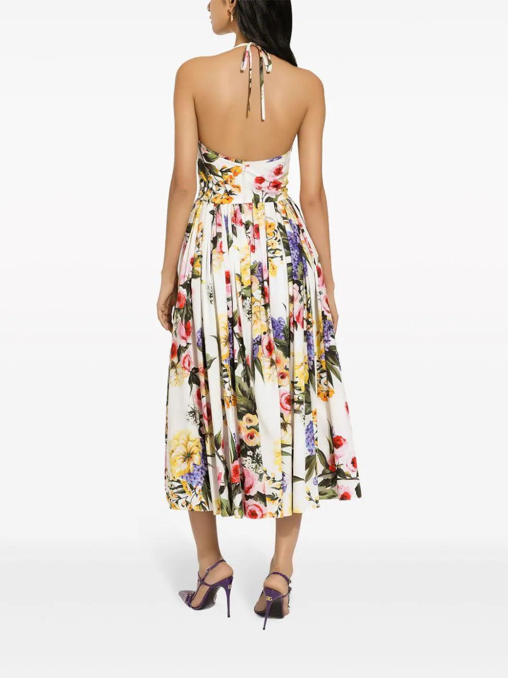 Dolce & Gabbana Dress With Garden Print