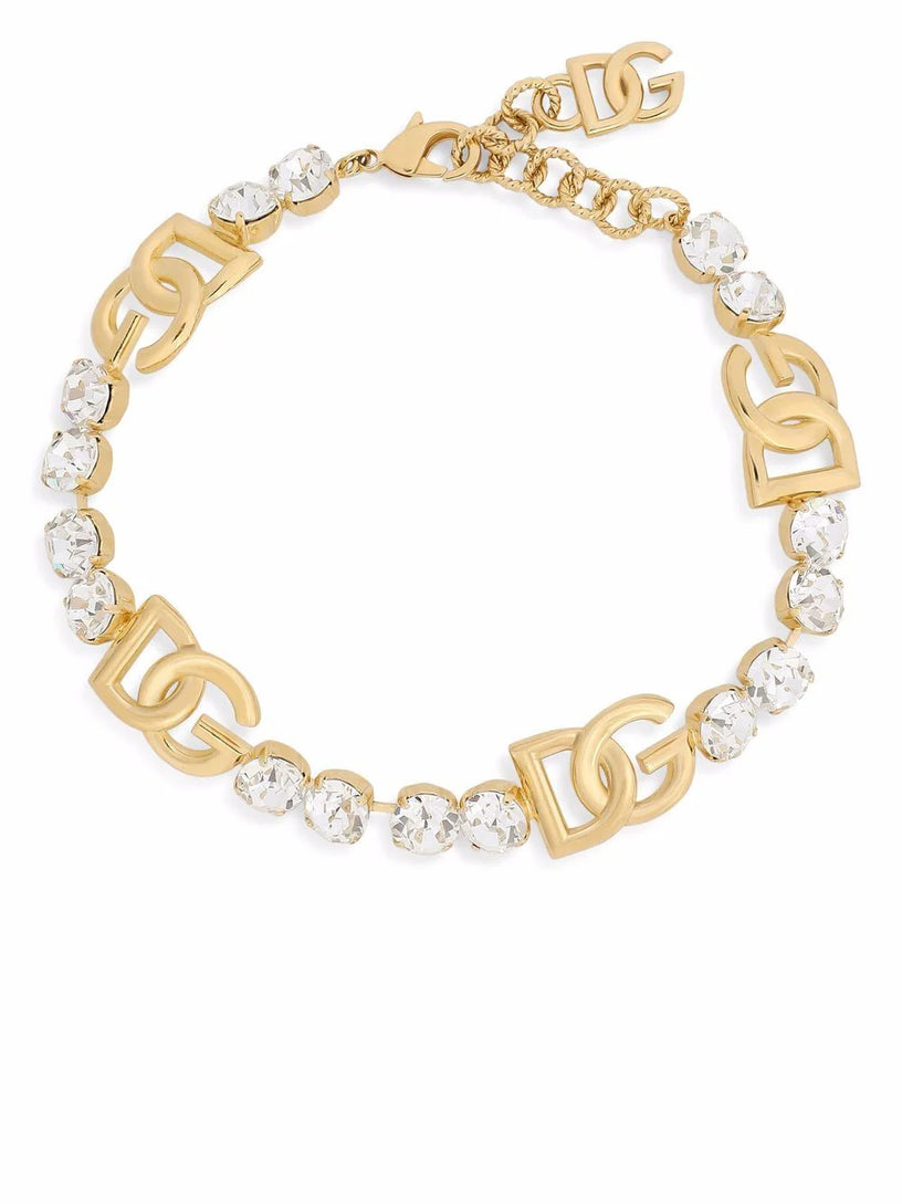 Dolce & Gabbana Earrings with dg logo and pearl