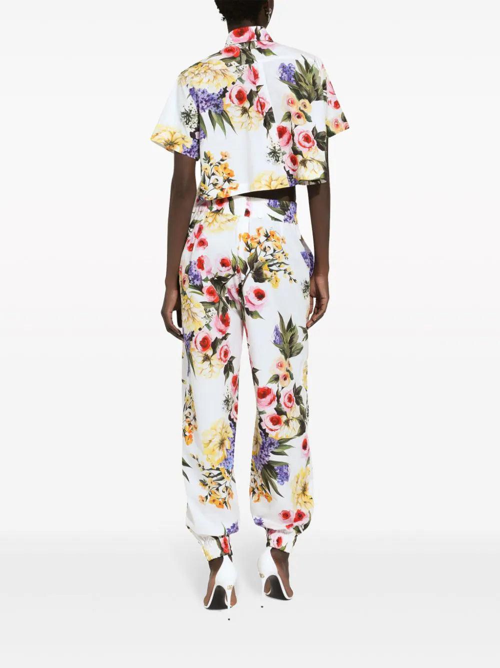 Dolce & Gabbana Garden-print Balloon Pants