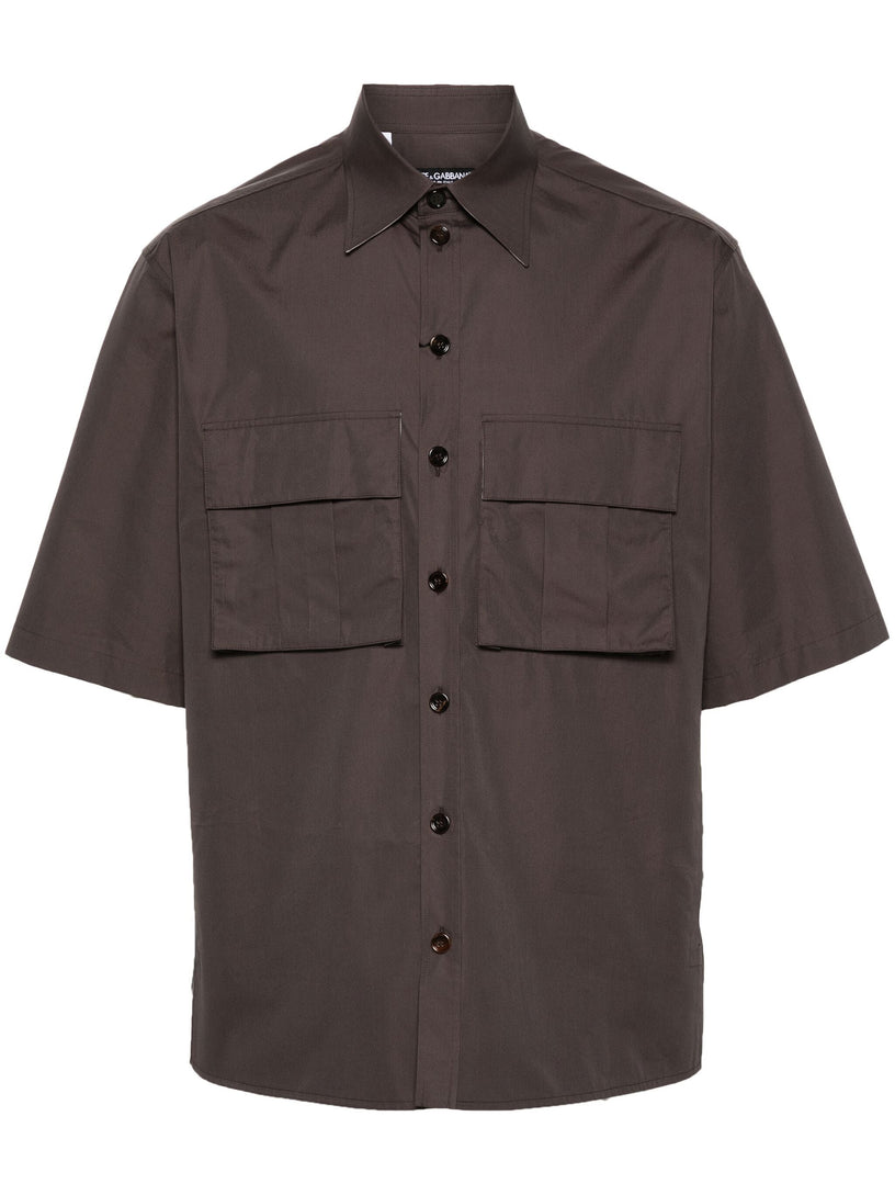 Dolce & Gabbana Hawaii poplin shirt