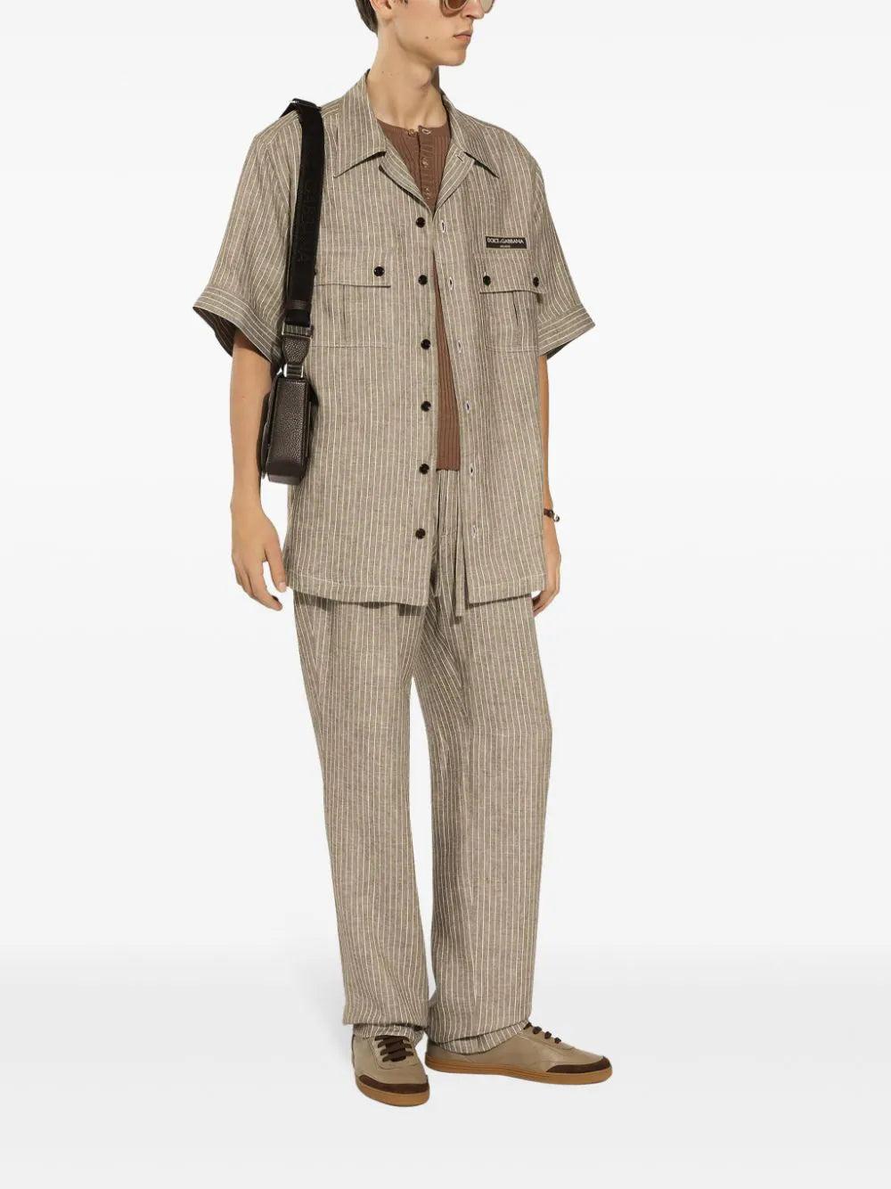 Dolce & Gabbana Hawaiian Linen Shirt