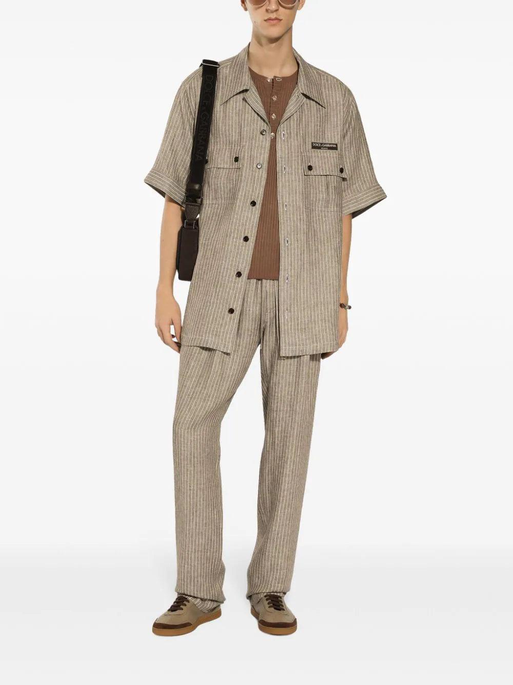 Dolce & Gabbana Hawaiian Linen Shirt