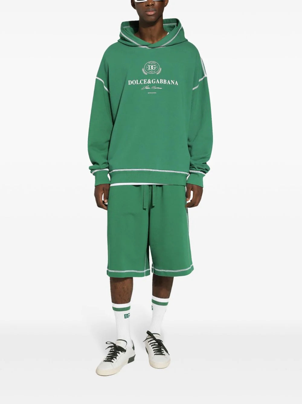 Dolce & Gabbana Hoodie With Dolce&gabbana Print