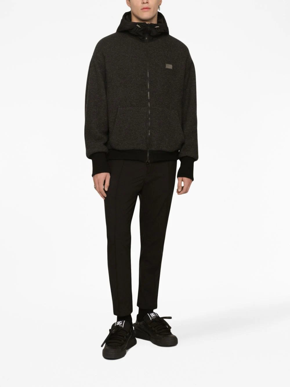 Dolce & Gabbana Jacket With Logo Plaque