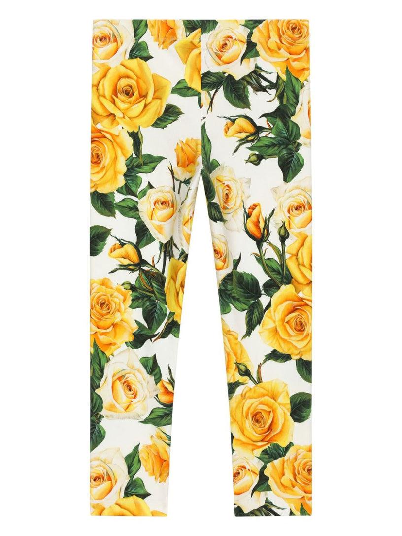 Dolce & Gabbana Kids Floral-print leggings