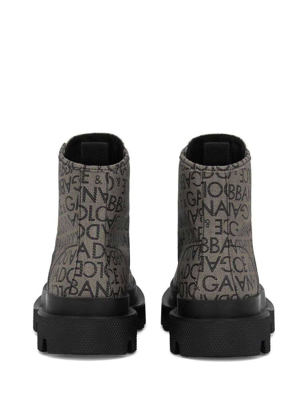 Dolce & Gabbana Logo-jacquard Ankle Boots
