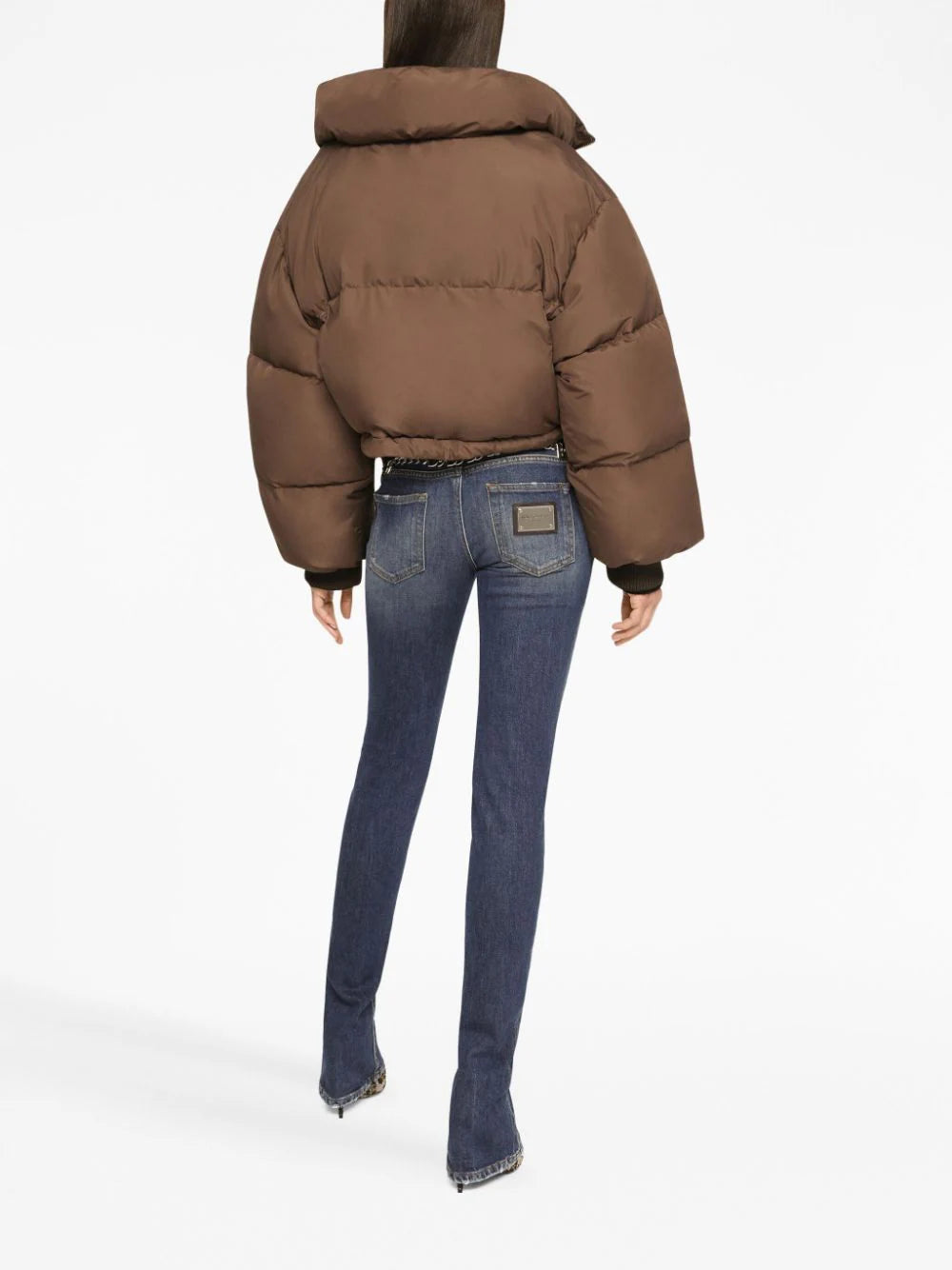 Dolce & Gabbana Logo-plaque Puffer Jacket