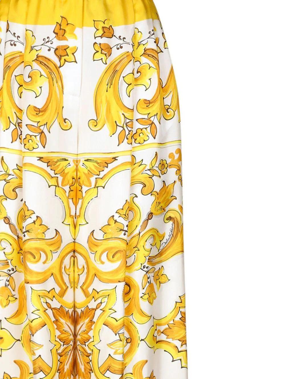 Dolce & Gabbana Majolica-print Pants