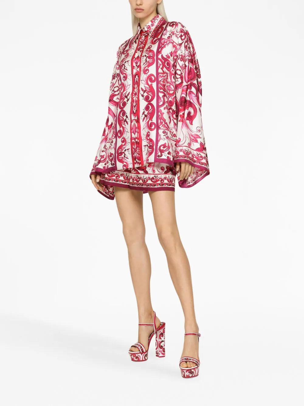 Dolce & Gabbana Majolica-print Shirt