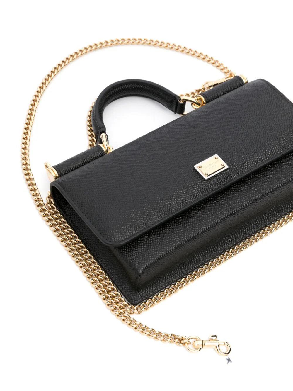 Dolce & Gabbana Mini Bag In Dauphine Calf Leather