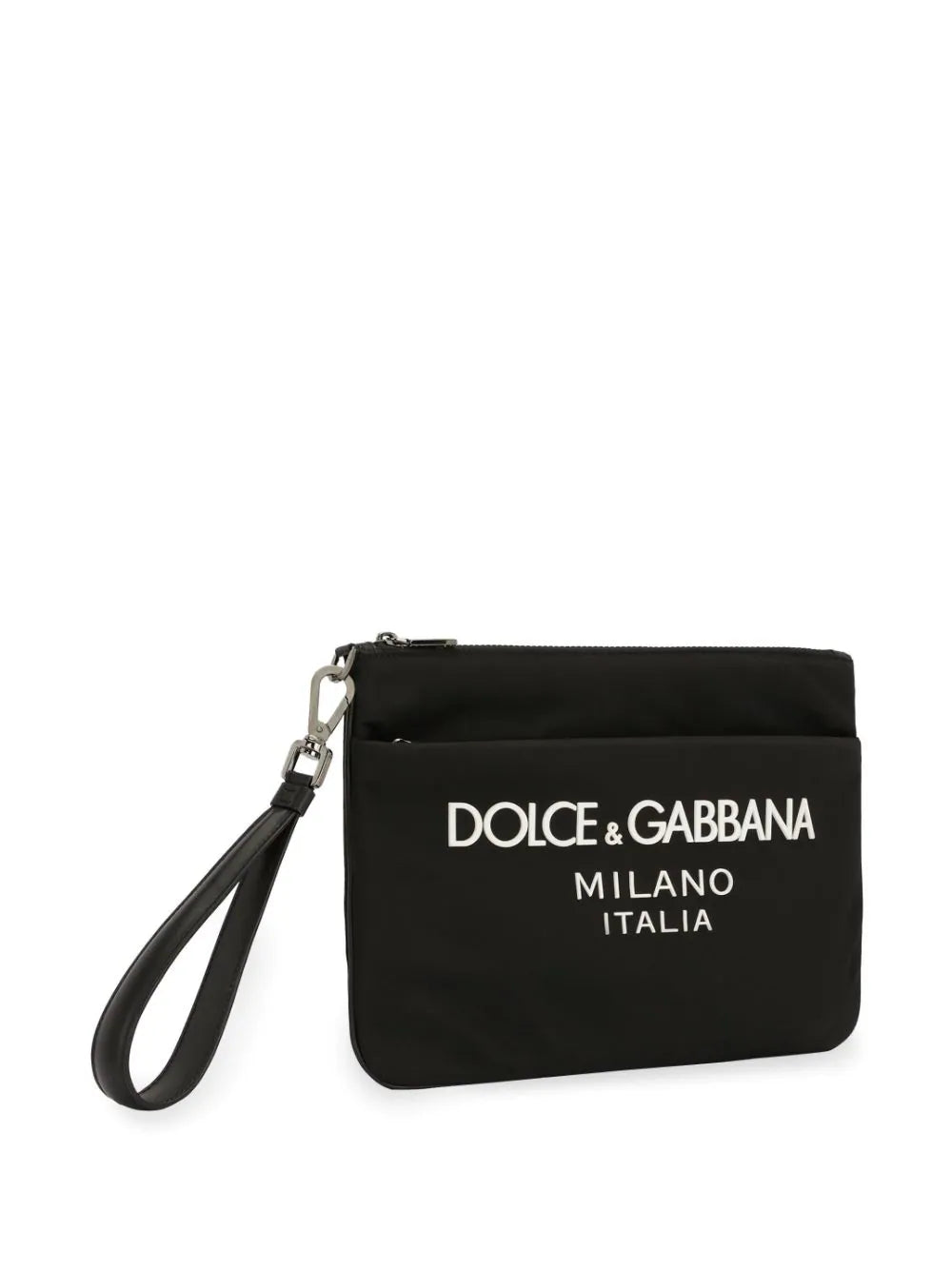 Dolce & Gabbana Nylon Pouch With Rubberized Logo