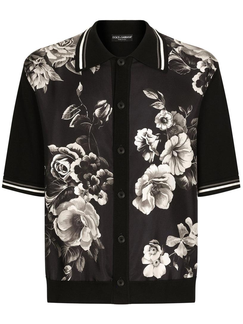 Dolce & Gabbana Oversized shirt with flower print