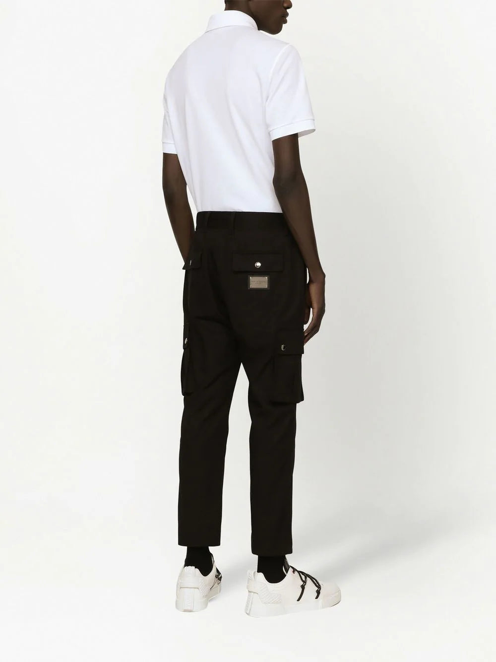 Dolce & Gabbana Piqué Polo-shirt With Branded Tag