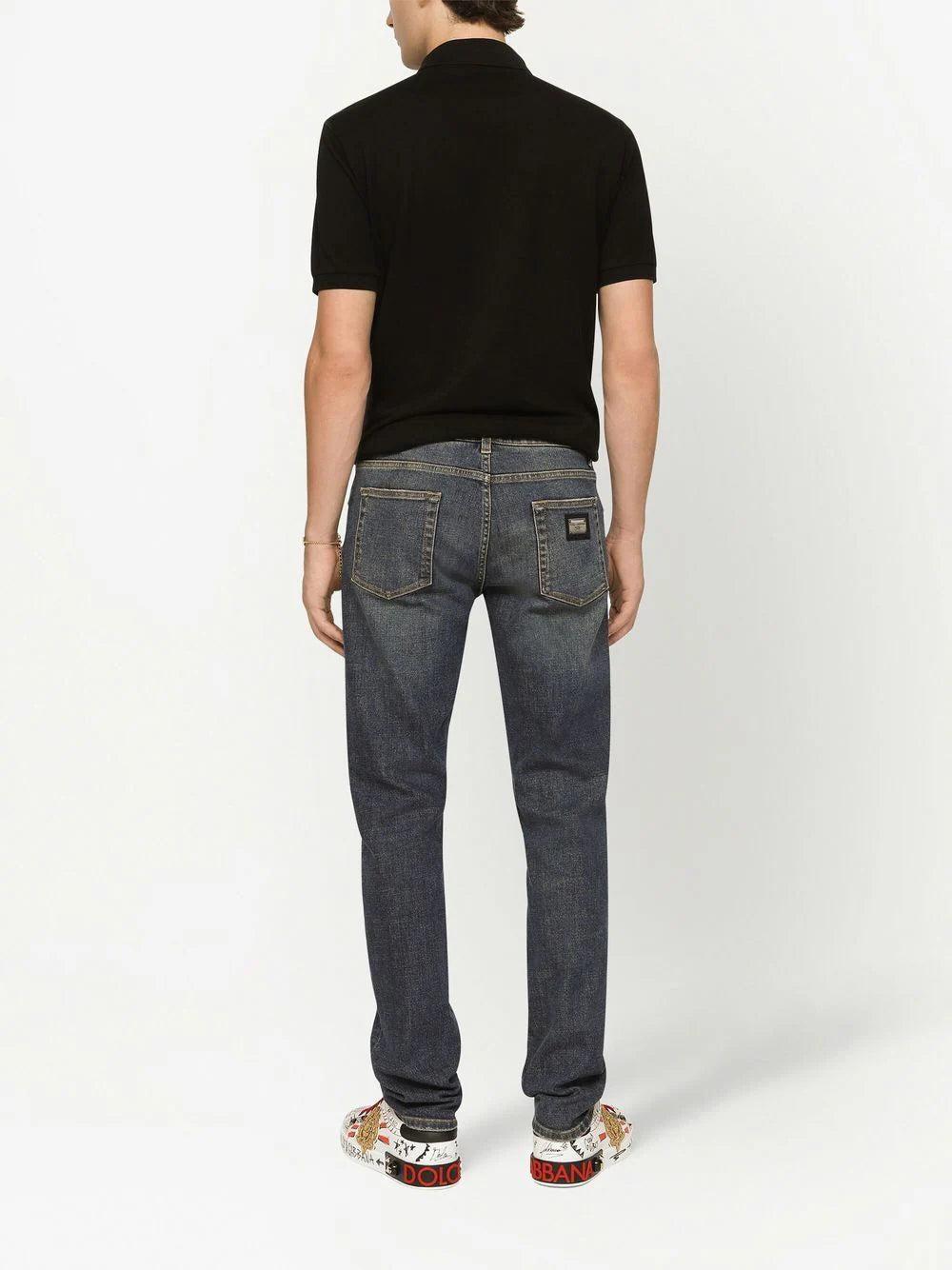 Dolce & Gabbana Piqué Polo-shirt With Branded Tag