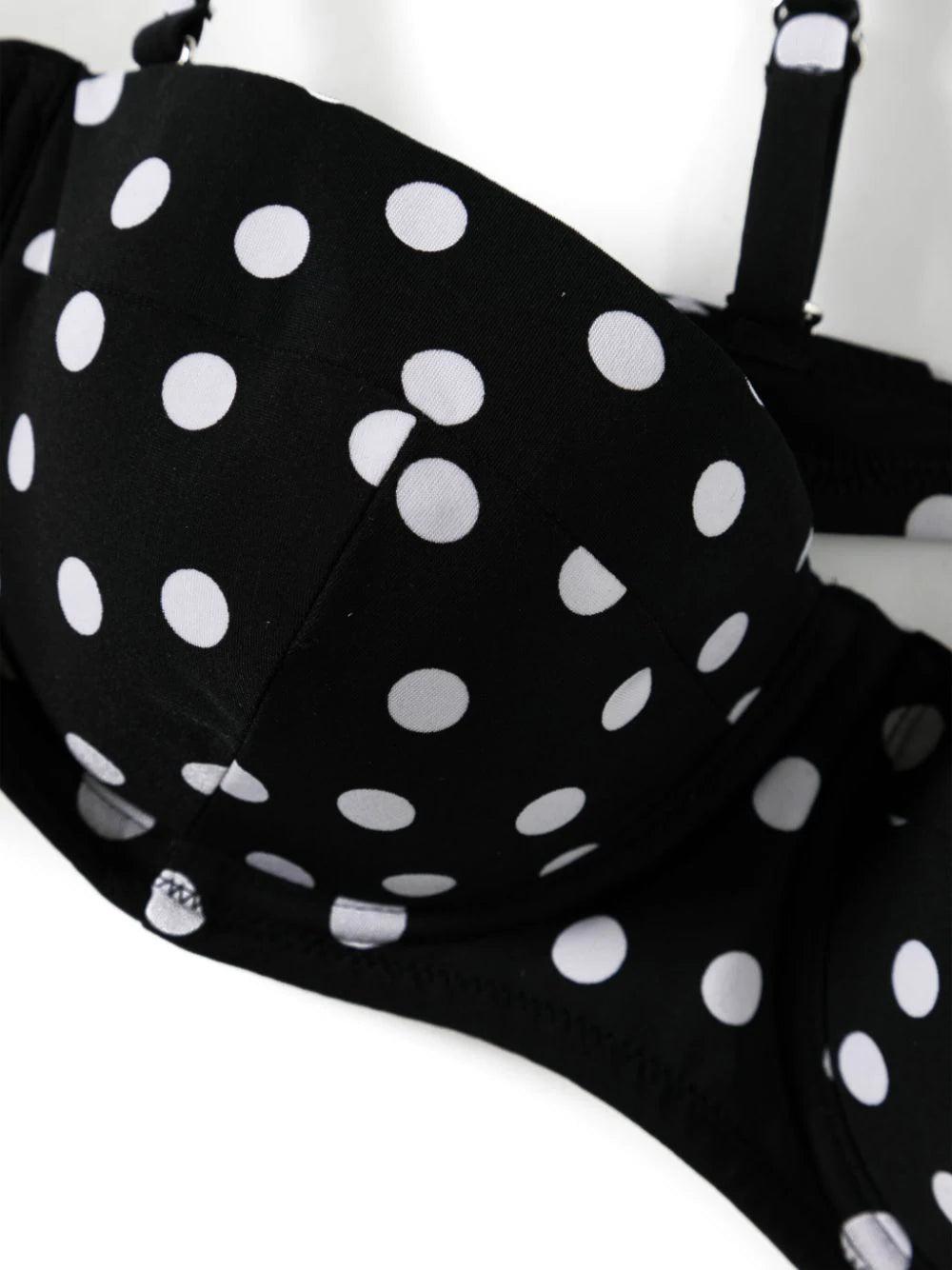 Dolce & Gabbana Polka-dot Balconette Bikini