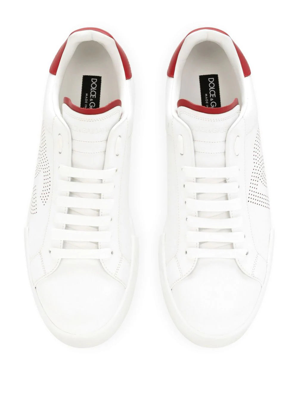 Dolce & Gabbana Portofino Sneaker In Calfskin
