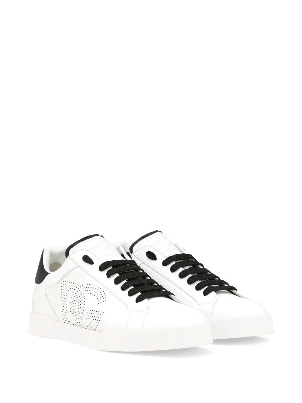 Dolce & Gabbana Portofino Sneaker In Calfskin