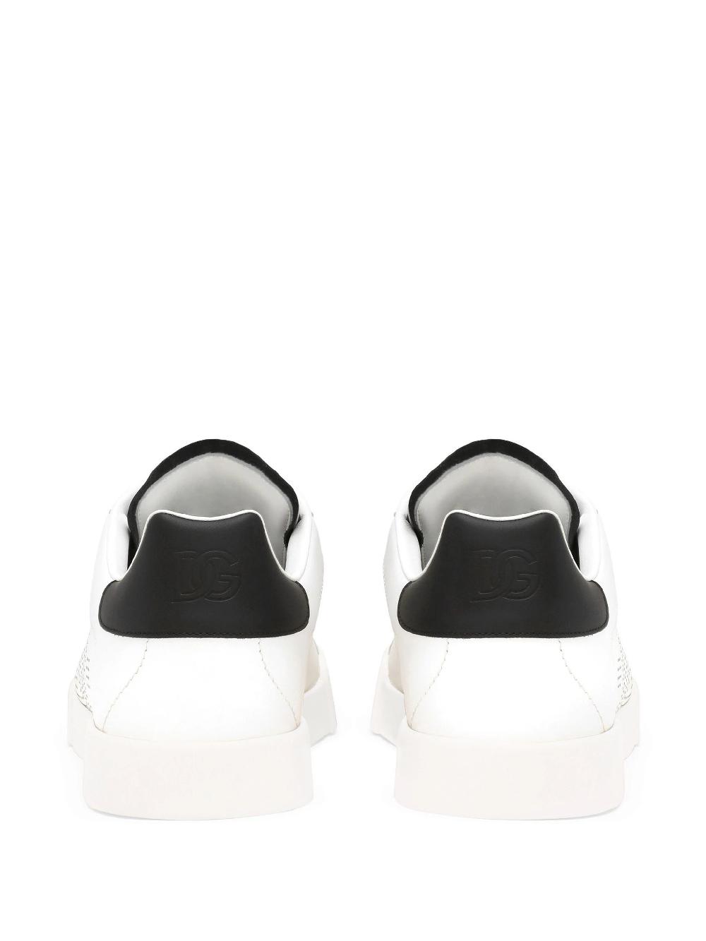 Dolce & Gabbana Portofino Sneaker In Calfskin