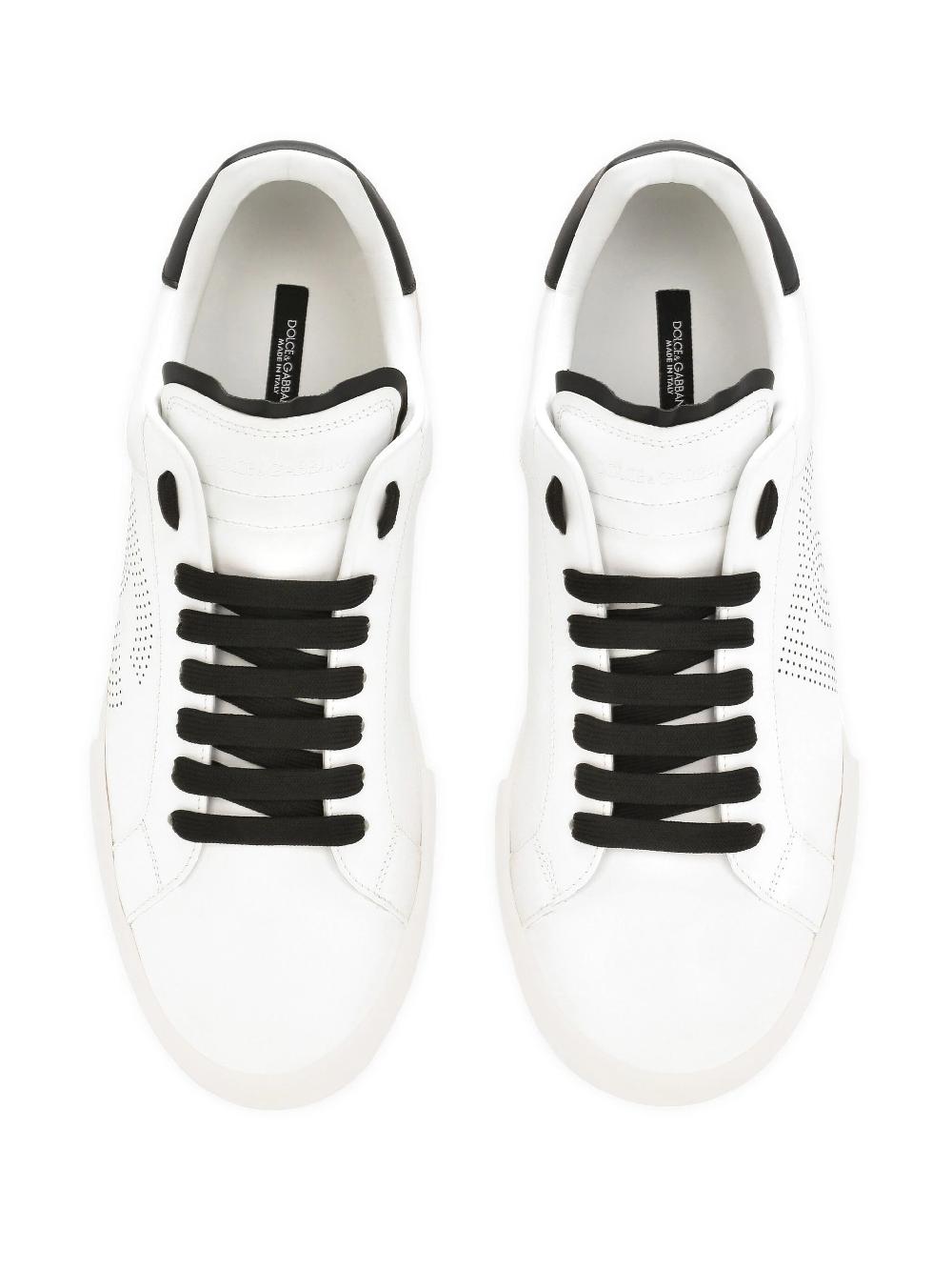 Dolce & Gabbana Portofino Sneaker In Calfskin