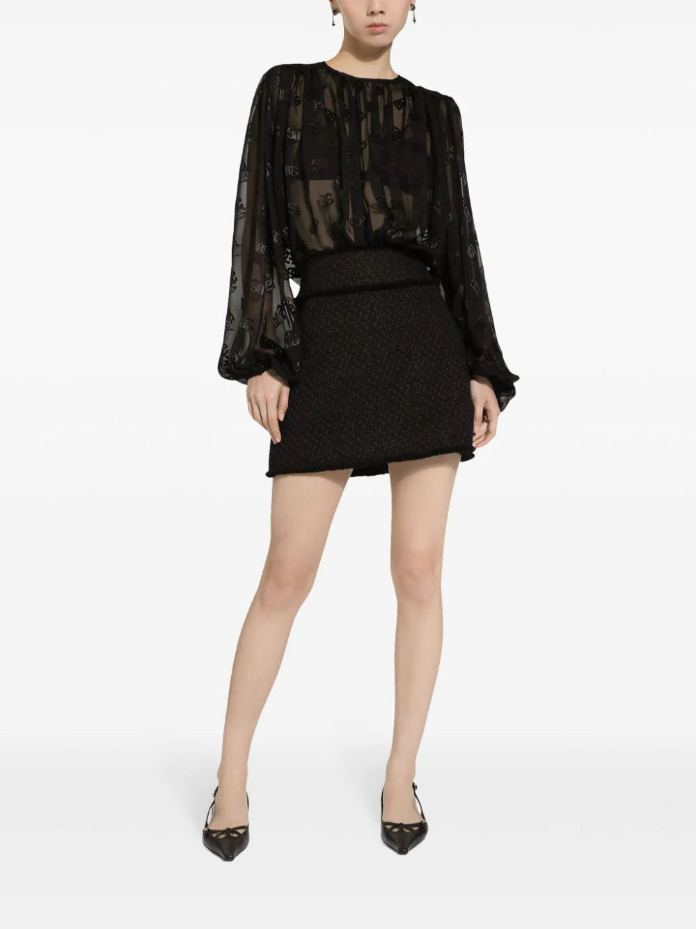 Dolce & Gabbana Rachel Tweed Mini Skirt