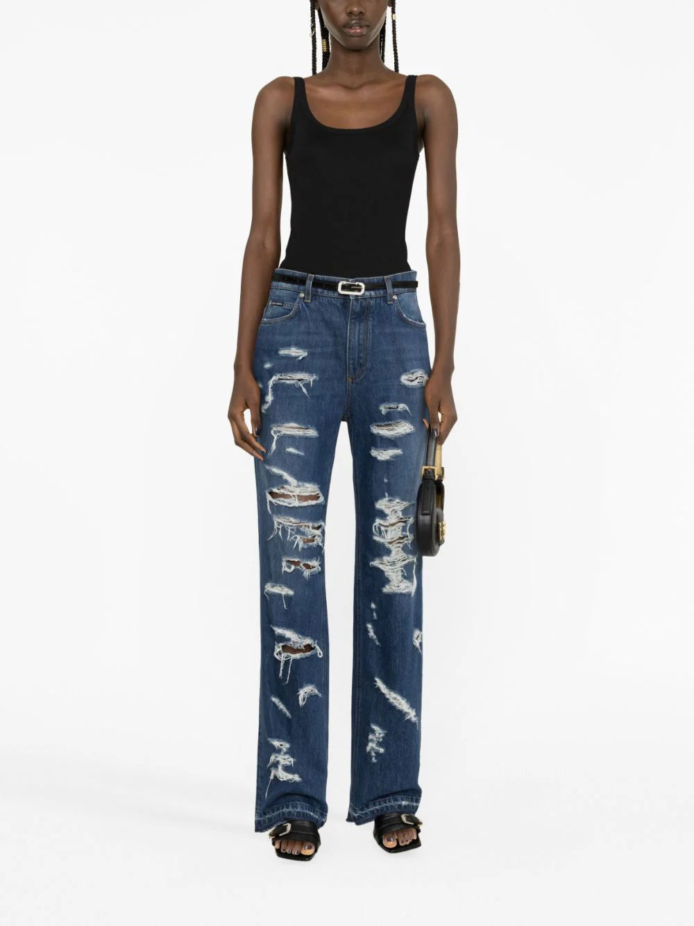 Dolce & Gabbana Ribbed Tank Top