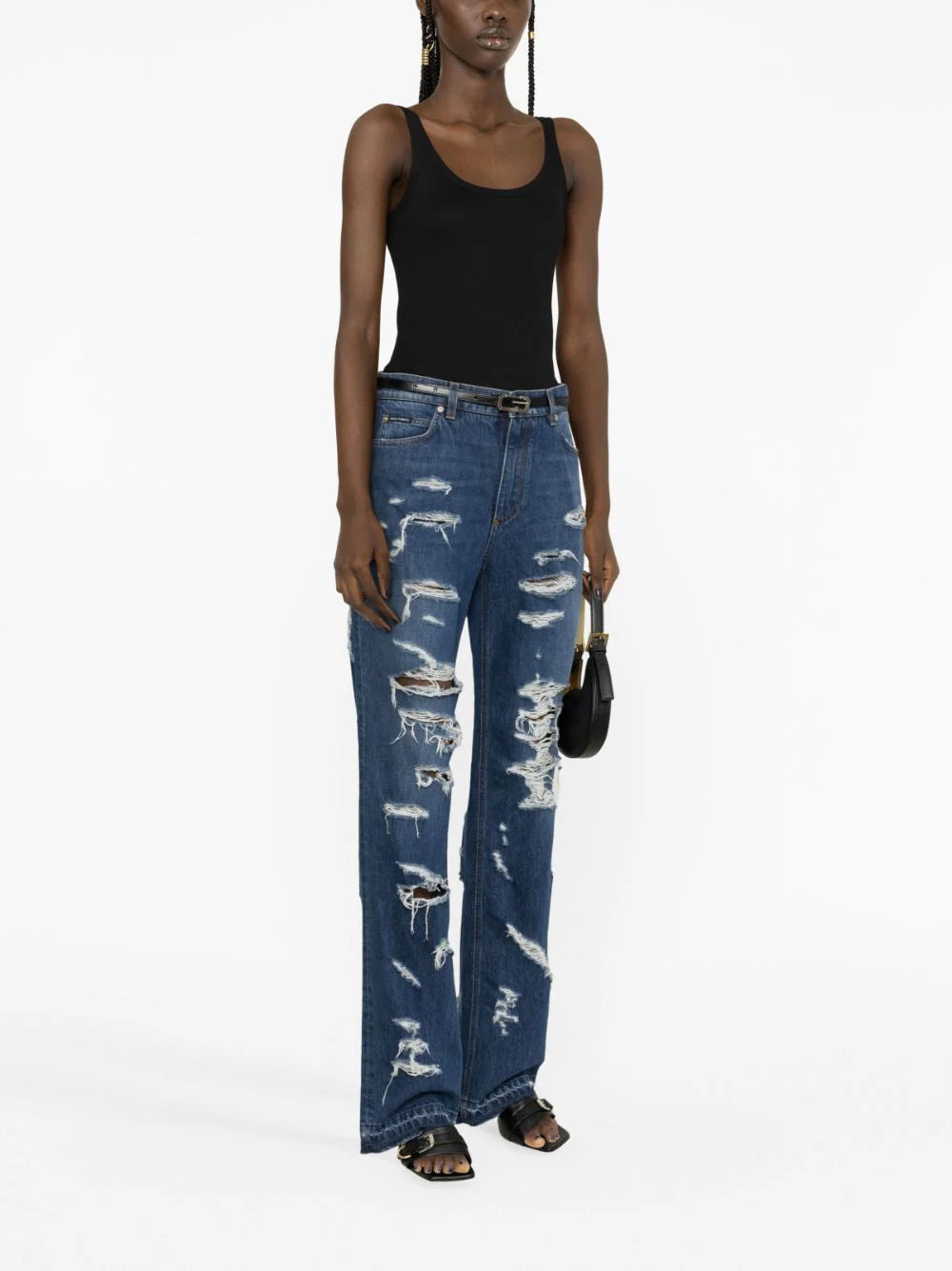 Dolce & Gabbana Ribbed Tank Top