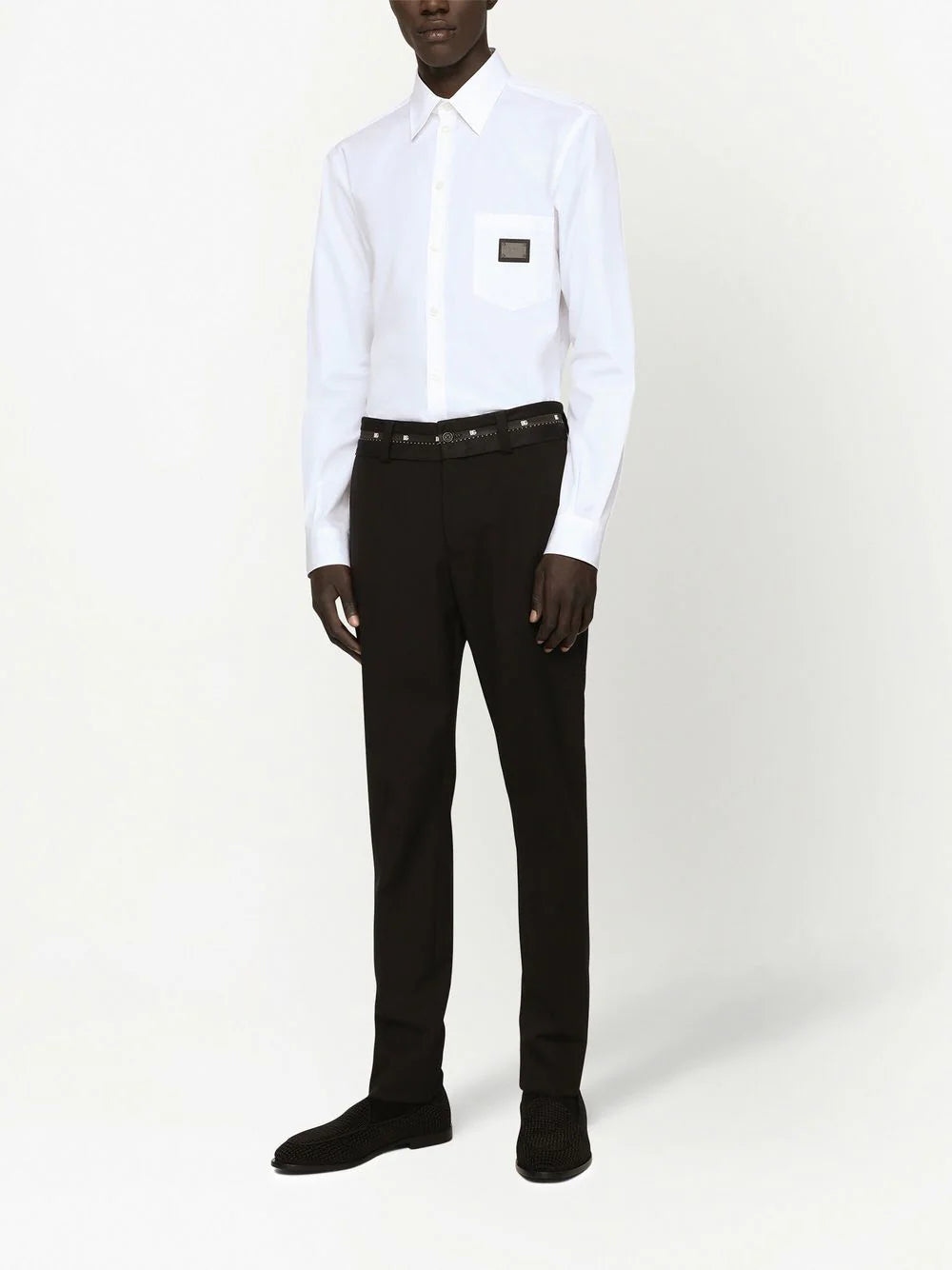 Dolce & Gabbana Shirt With Branded Tag